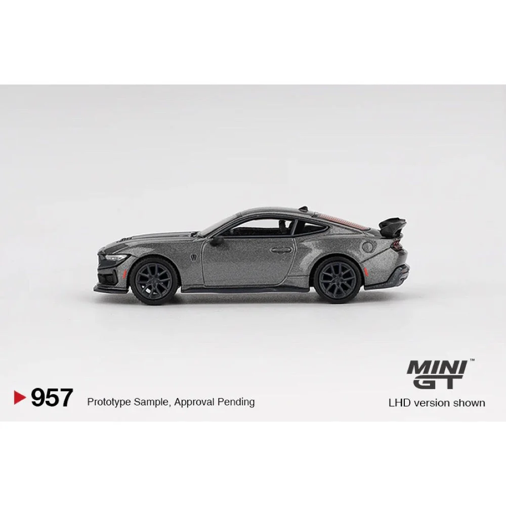 Mini GT MGT00957-R 1/64 Ford Mustang Dark Horse 2024 Carbonized Gray - Image 3