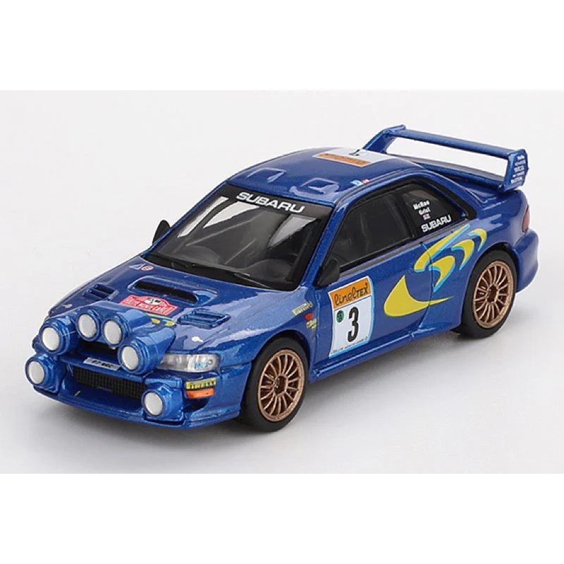 Mini GT 1/64 MGT00975-L Subaru Impreza WRC98 - No.3, Mcrae/Grist - 3rd place, 1998 Rally Monte-Carlo