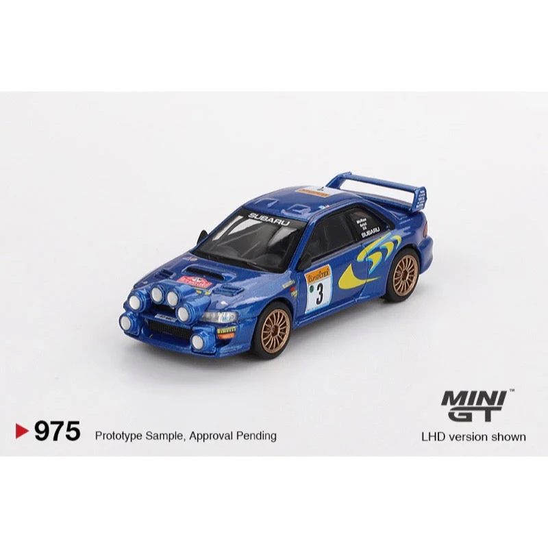 Mini GT 1/64 MGT00975-L Subaru Impreza WRC98 - No.3, Mcrae/Grist - 3rd place, 1998 Rally Monte-Carlo - Image 4
