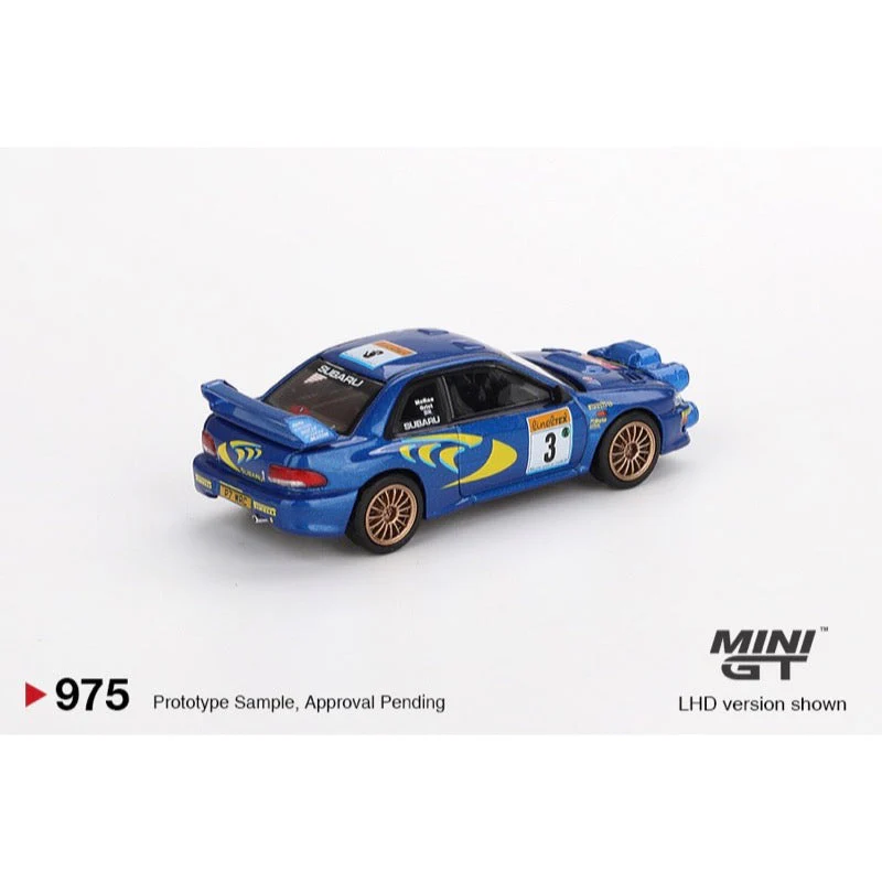 Mini GT 1/64 MGT00975-L Subaru Impreza WRC98 - No.3, Mcrae/Grist - 3rd place, 1998 Rally Monte-Carlo - Image 5