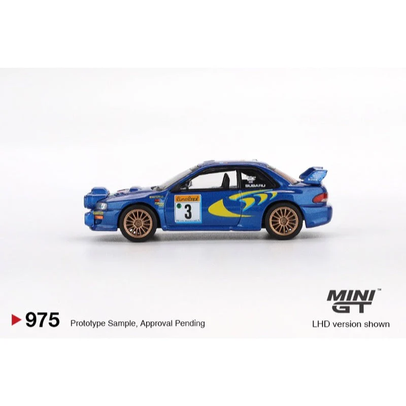 Mini GT 1/64 MGT00975-L Subaru Impreza WRC98 - No.3, Mcrae/Grist - 3rd place, 1998 Rally Monte-Carlo - Image 6