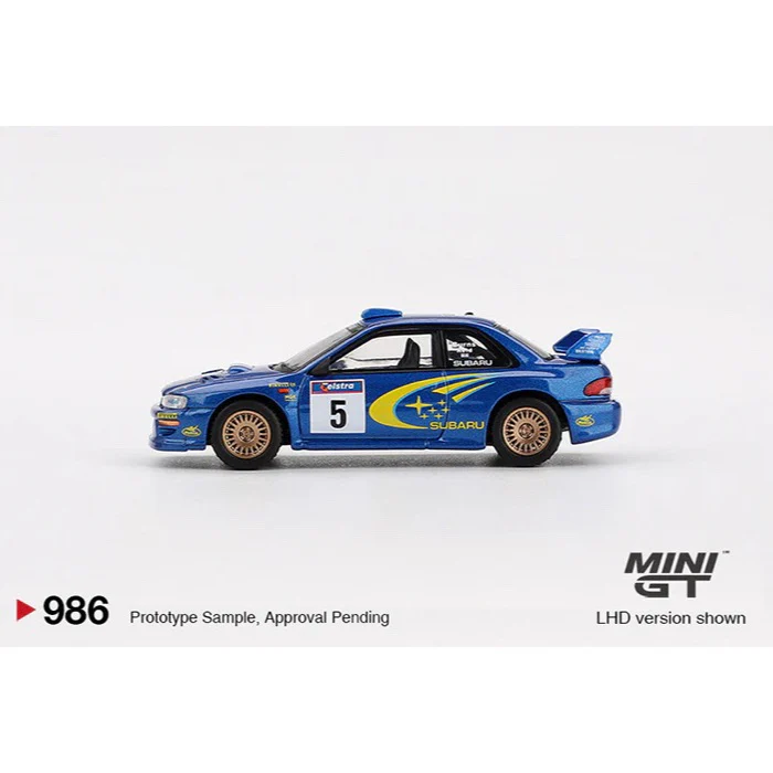 Mini GT MGT00986-L 1/64 Subaru Impreza WRC99 No.5 Richard Burns/Robert Reid 1999 Rally Australia Winner - Image 3