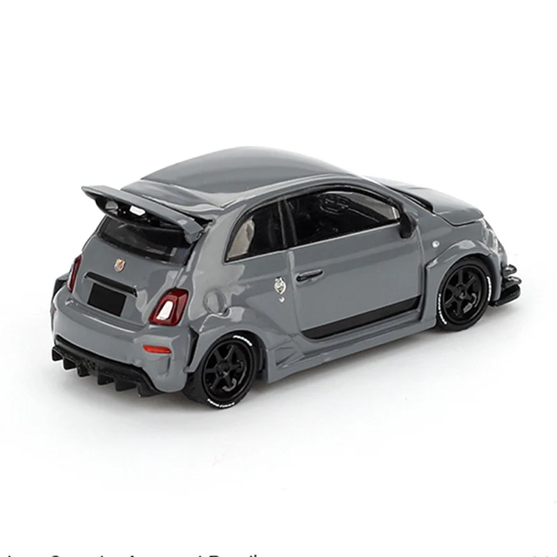 Mini GT MGT00995-R 1/64 Abarth 595 LB-WORKS x Abas Works Grey - Image 4