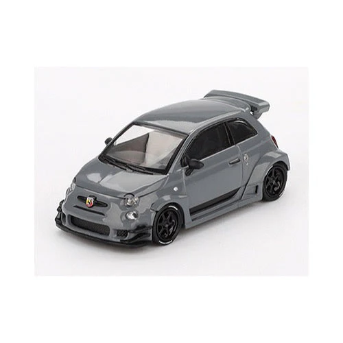 Mini GT MGT00995-R 1/64 Abarth 595 LB-WORKS x Abas Works Grey - Image 5