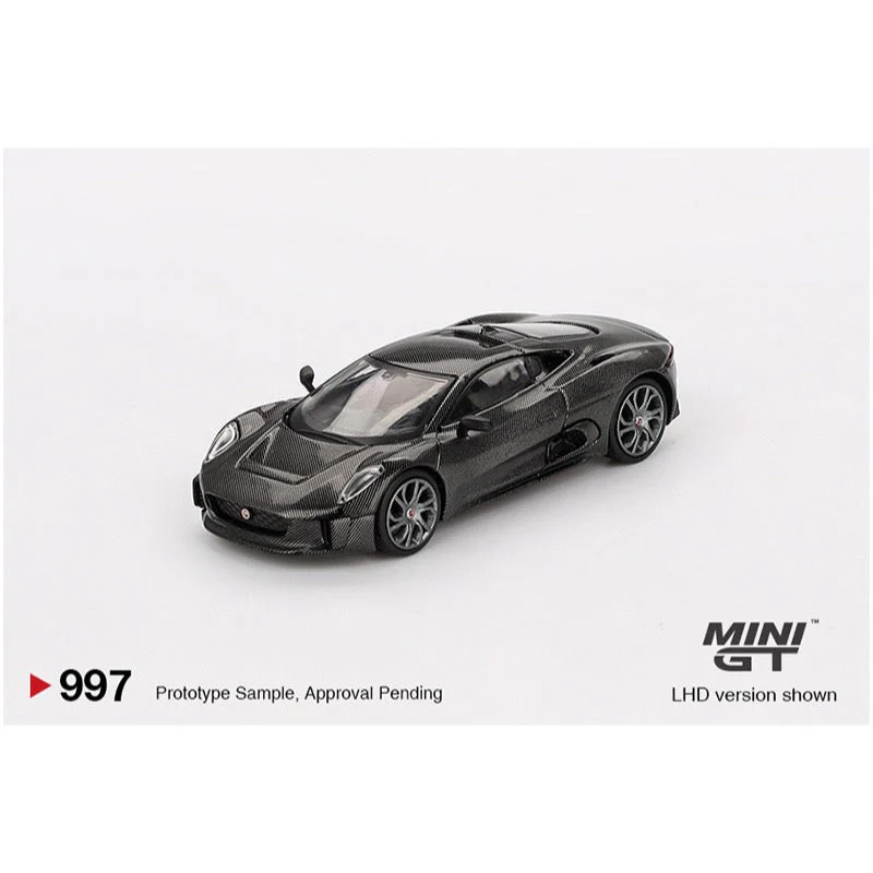 Mini GT MGT00997-L 1/64 Jaguar C-X75 Test Car - Carbon Fiber - Image 5