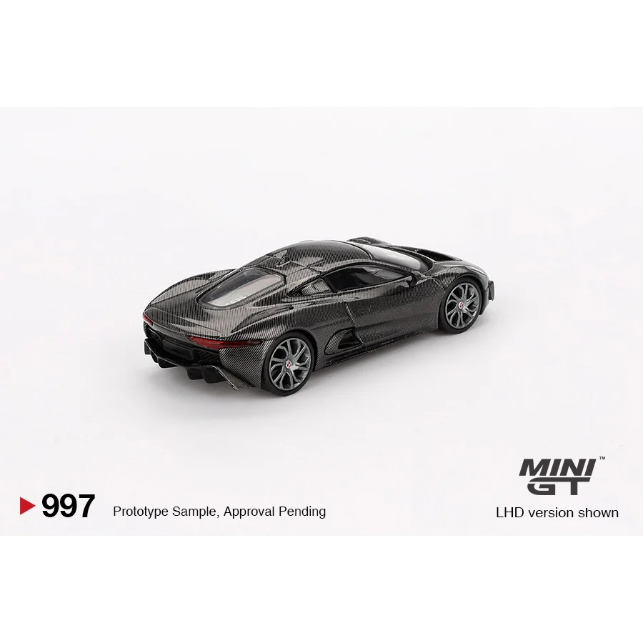 Mini GT MGT00997-L 1/64 Jaguar C-X75 Test Car - Carbon Fiber - Image 6