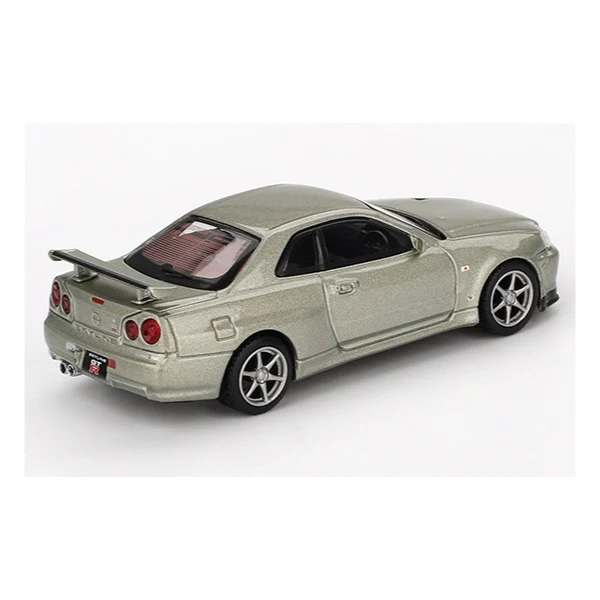 Mini GT MGT01003-R Nissan Skyline GT-R (R34) V-Spec II Nür - Millenium Jade - Image 4