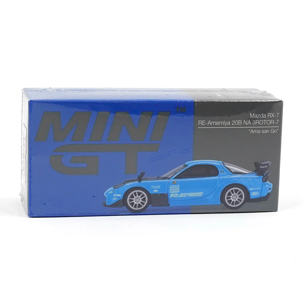 Mini GT MGT01046-R 1/64 Mazda RX-7 RE-Amemiya 20B NA 3ROTOR-7 “Ama-san Go” - Image 4