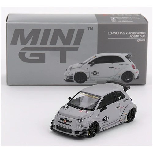Mini GT MGT01064-L Abarth 595 Lb-Works X Abas Works Fighters - Image 2