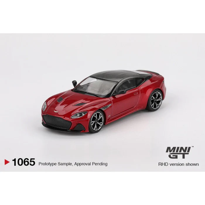 Mini GT MGT01065-R 1/64 Aston Martin DBS Hyper Red - Image 2