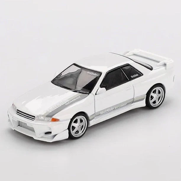 Mini GT MGT01066-R 1/64 Nissan Skyline GT-R (R32) VeilSide Combat C-I White