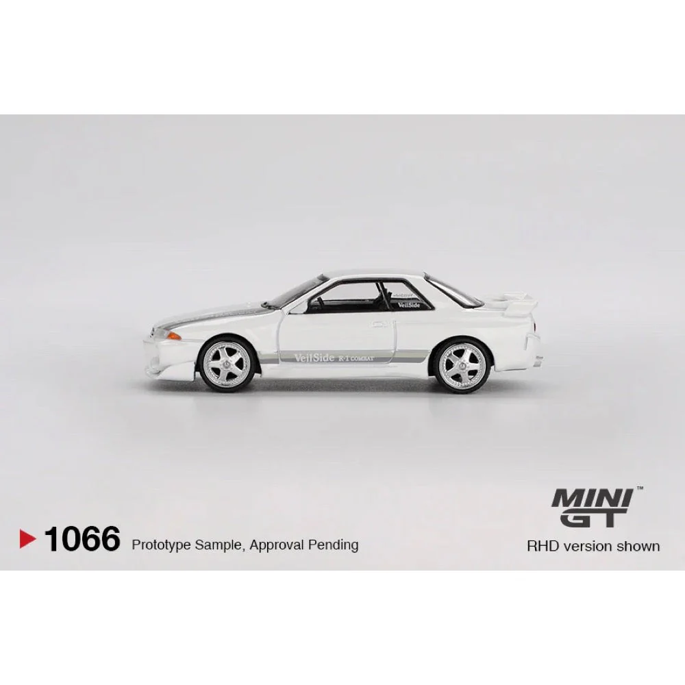 Mini GT MGT01066-R 1/64 Nissan Skyline GT-R (R32) VeilSide Combat C-I White - Image 5