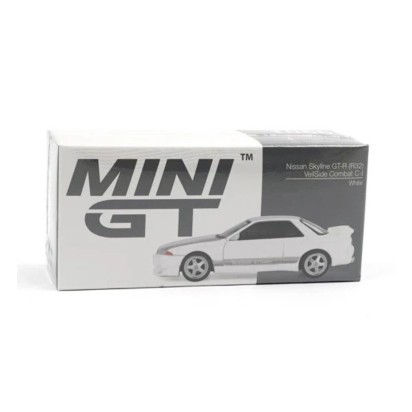 Mini GT MGT01066-R 1/64 Nissan Skyline GT-R (R32) VeilSide Combat C-I White - Image 7