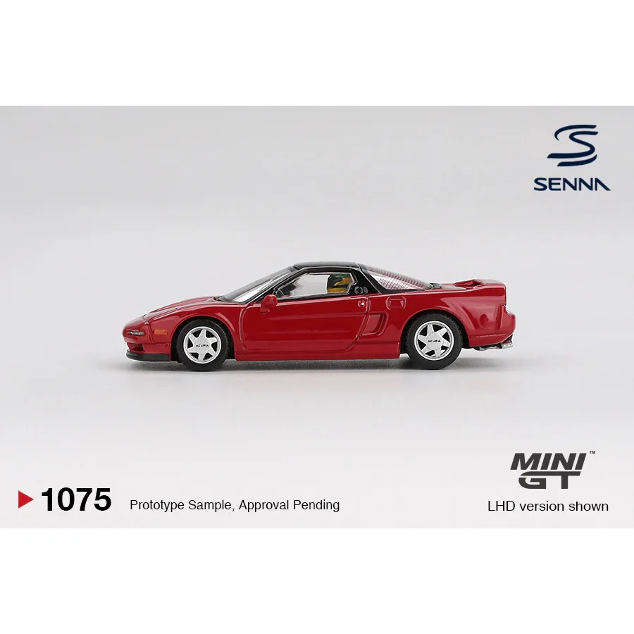 Mini GT MGT01075-BL Honda Ns-X Prototype Midship Sports 1989 Ayrton Senna W/ Figure Ayrton Senna Collection - Image 3