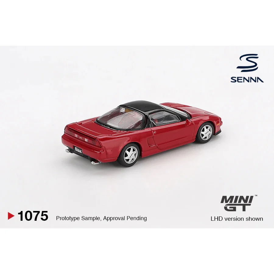 Mini GT MGT01075-BL Honda Ns-X Prototype Midship Sports 1989 Ayrton Senna W/ Figure Ayrton Senna Collection - Image 4