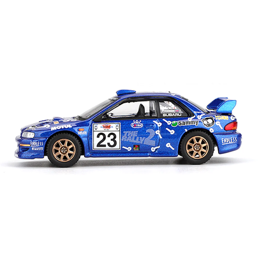 Mini GT MGT01078-L 1/64 Subaru Impreza WRC99 No.23 2000 Acropolis Rally - Image 3