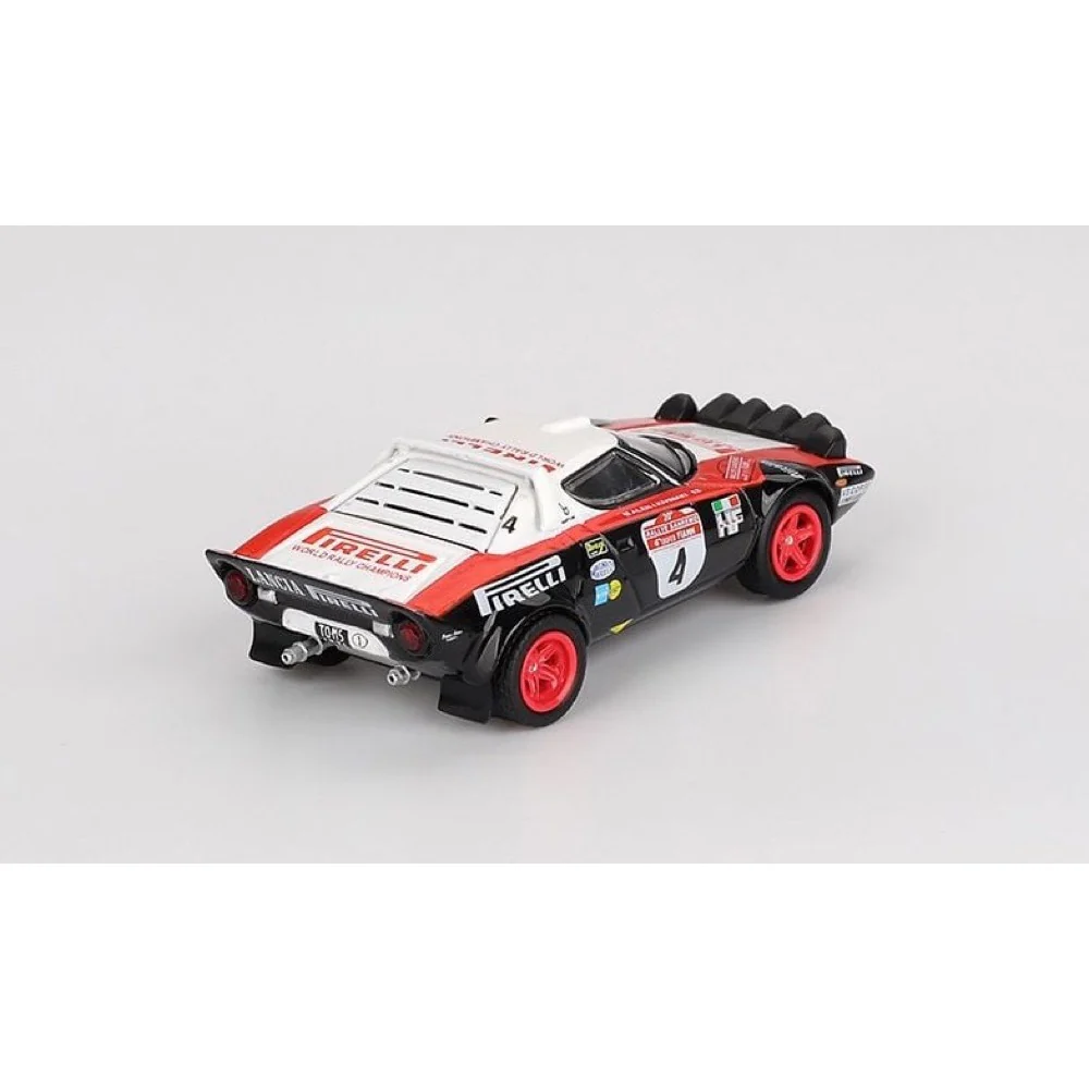 Mini GT MGT01084-L 1/64 Lancia Stratos HF No.4 1978 Rally Sanremo Winner - Image 2