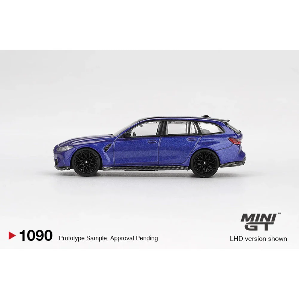 Mini GT MGT01090-R 1/64 BMW M3 Competition Touring Portimao Blue Metallic - Image 3