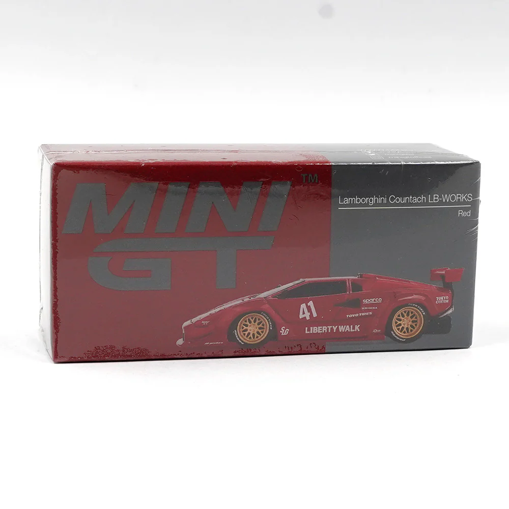 Mini GT MGT01100-L 1/64 Lamborghini Countach LB-WORKS Red - Image 5