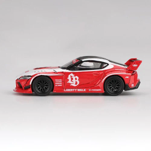 Mini GT MGT01103-L 1/64 LB WORKS Toyota GR Supra Red/White - Image 4