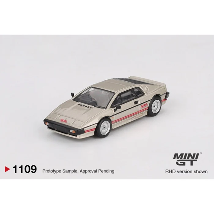 Mini GT MGT01109-R 1/64 Lotus Esprit Turbo Metallic Silver - Image 8