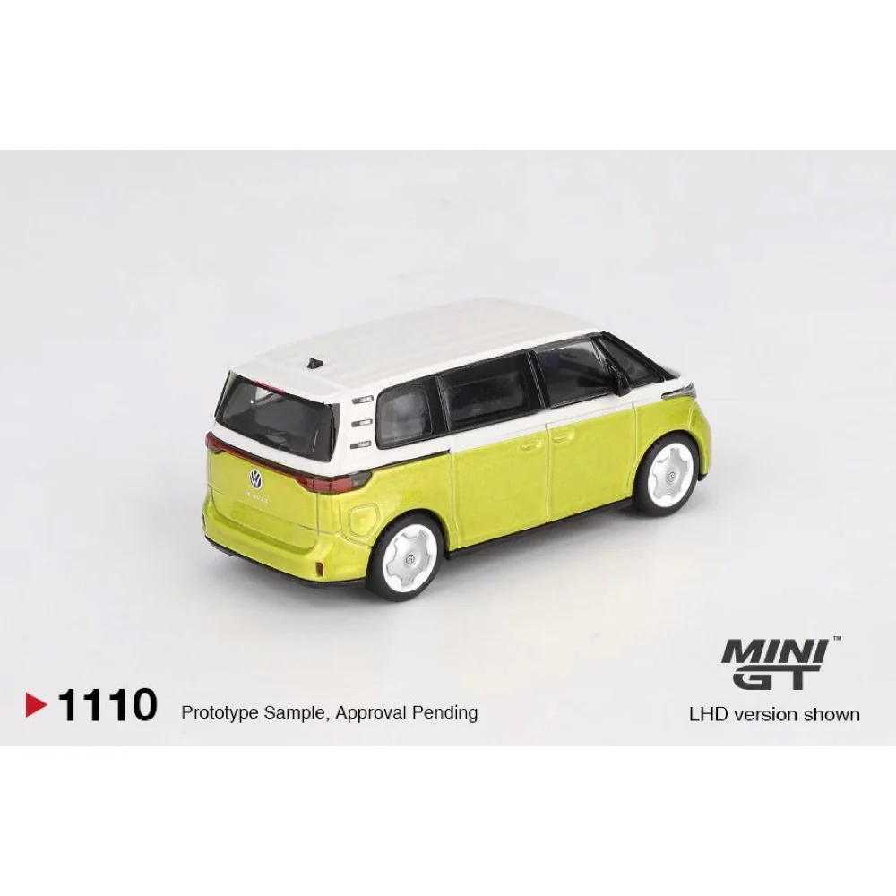 Mini GT MGT01110-R 1/64 Volkswagen ID.Buzz Candy White Pomelo Yellow - Image 4