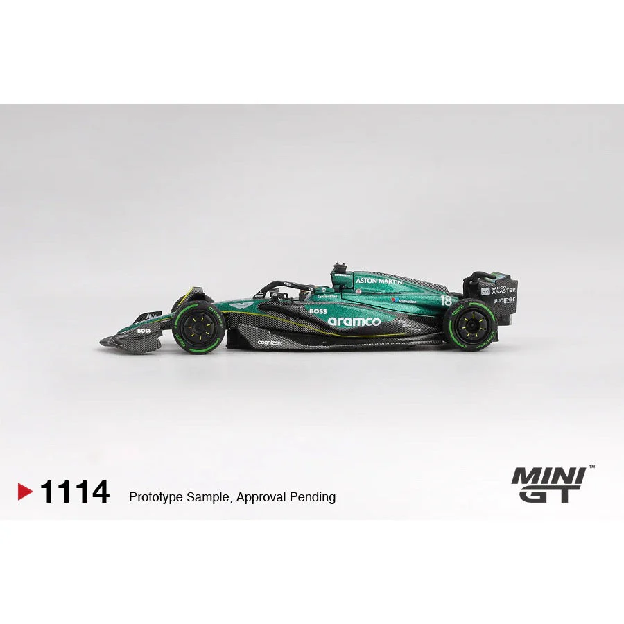 Mini GT MGT01114-L 1/64 Aston Martin AMR24 No.18 Lance Stroll 2024 F1 2024 Canadian GP - Image 3