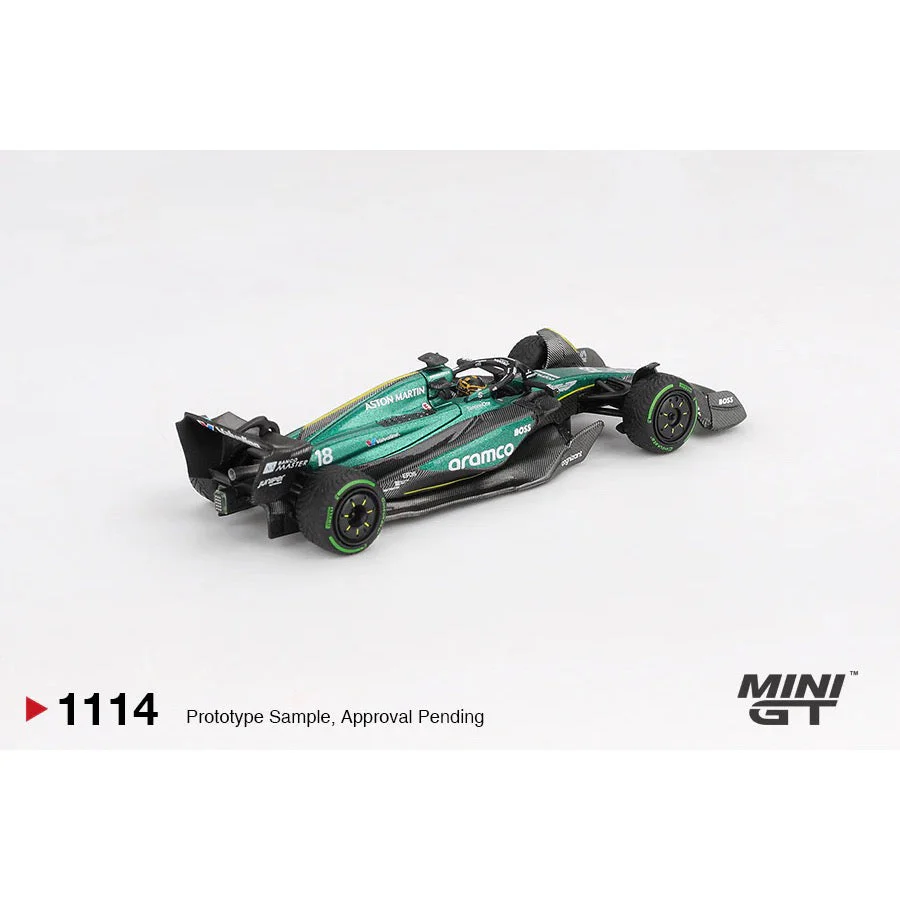 Mini GT MGT01114-L 1/64 Aston Martin AMR24 No.18 Lance Stroll 2024 F1 2024 Canadian GP - Image 4