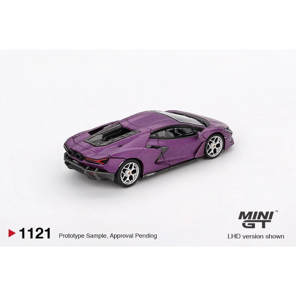 Mini GT MGT01121-R 1/64 Lamborghini Revuelto Viola 30th Matte - Image 3