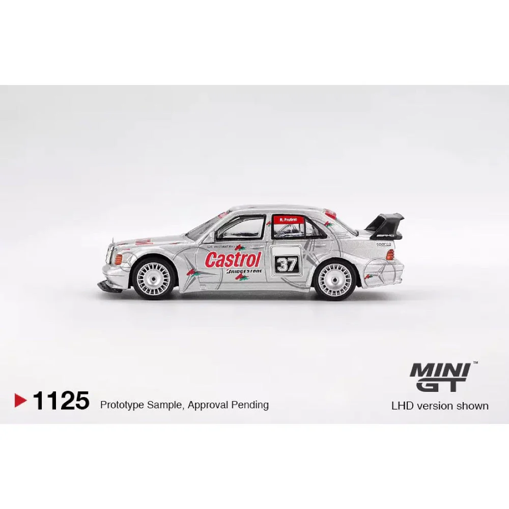 Mini GT MGT01125-L 1/64 Mercedes-Benz 190E 2.5-16 Evolution II No.37 1995 SE Asia Touring Car Championship - Image 2