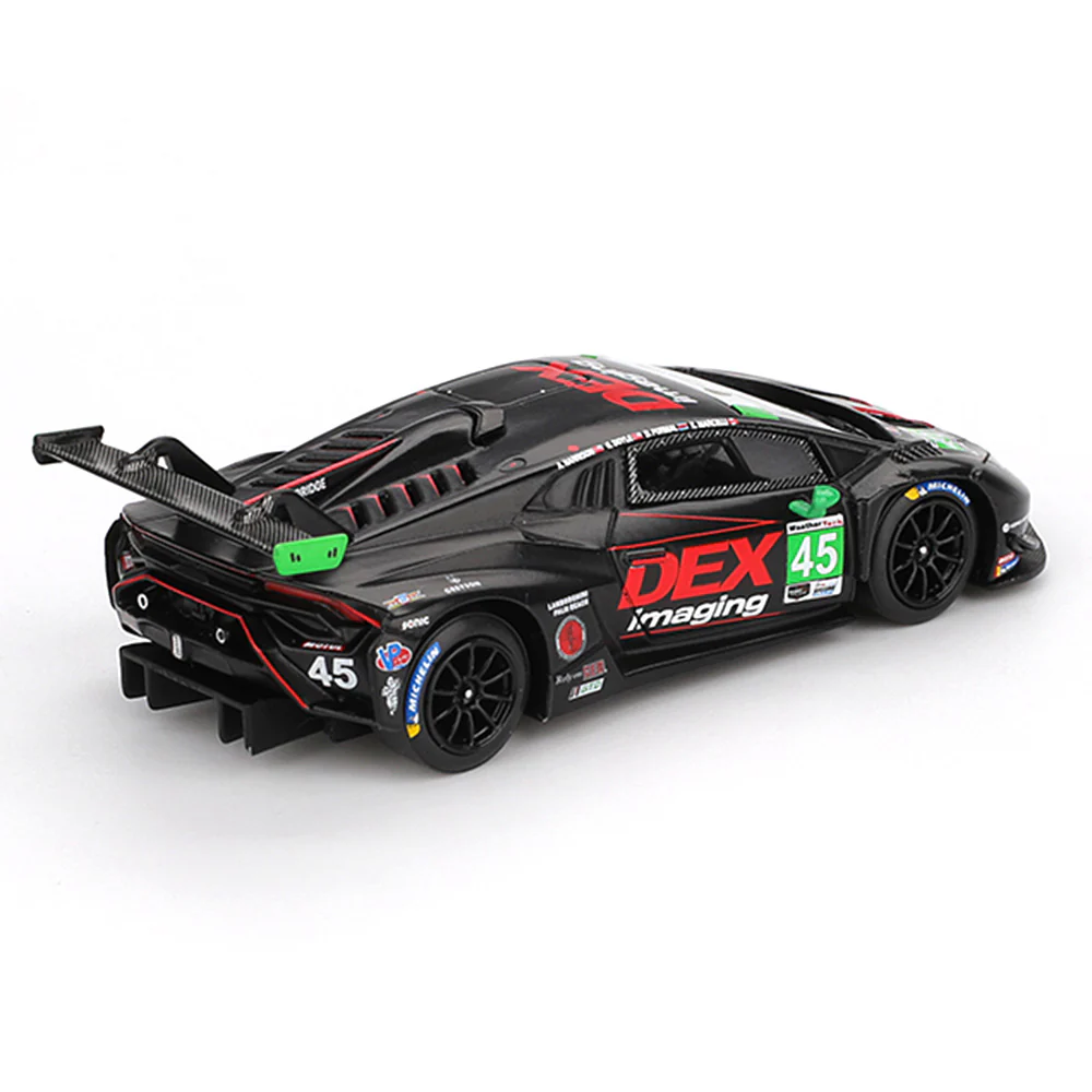 Mini GT MGT01129-L 1/64 Lamborghini Huracán GT3 EVO2 #45 No.45 DEX Imaging 2024 IMSA Daytona 24 Hrs - Image 2