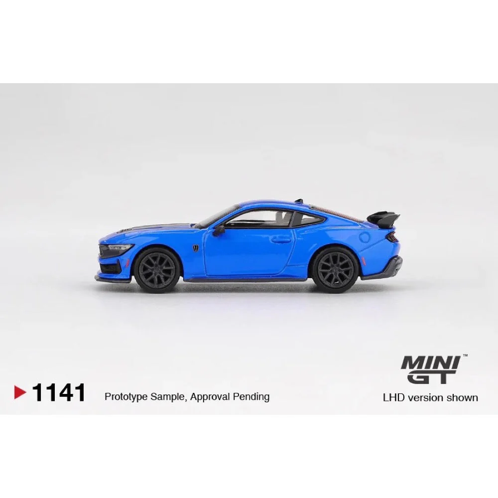 Mini GT MGT01141-R 1/64 Ford Mustang Dark Horse 2024 Grabber Blue - Image 3