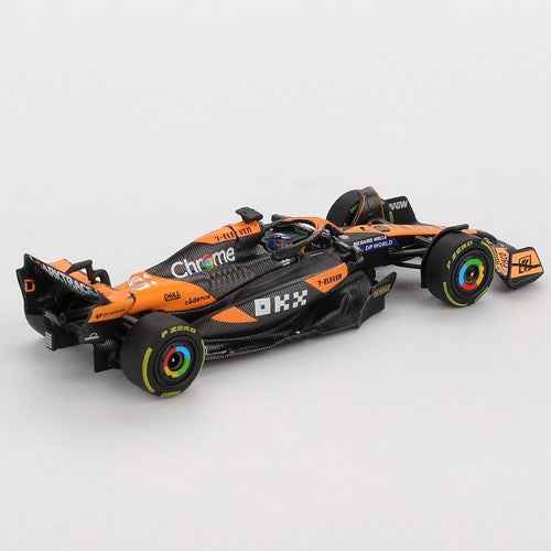 Mini GT MGT01146-L 1/64 McLaren MCL38 - #81 Oscar Piastri - 2024 F1 2024 Hungarian GP Winner - Image 2