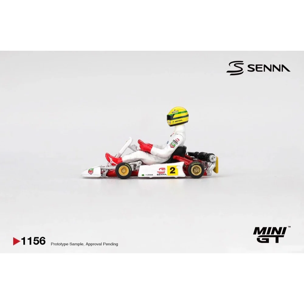 Mini GT MGT01156-BL 1/64 Senna Kart No.2 Ayrton Senna da Silva 1993 Masters of Paris-Bercy - Image 5