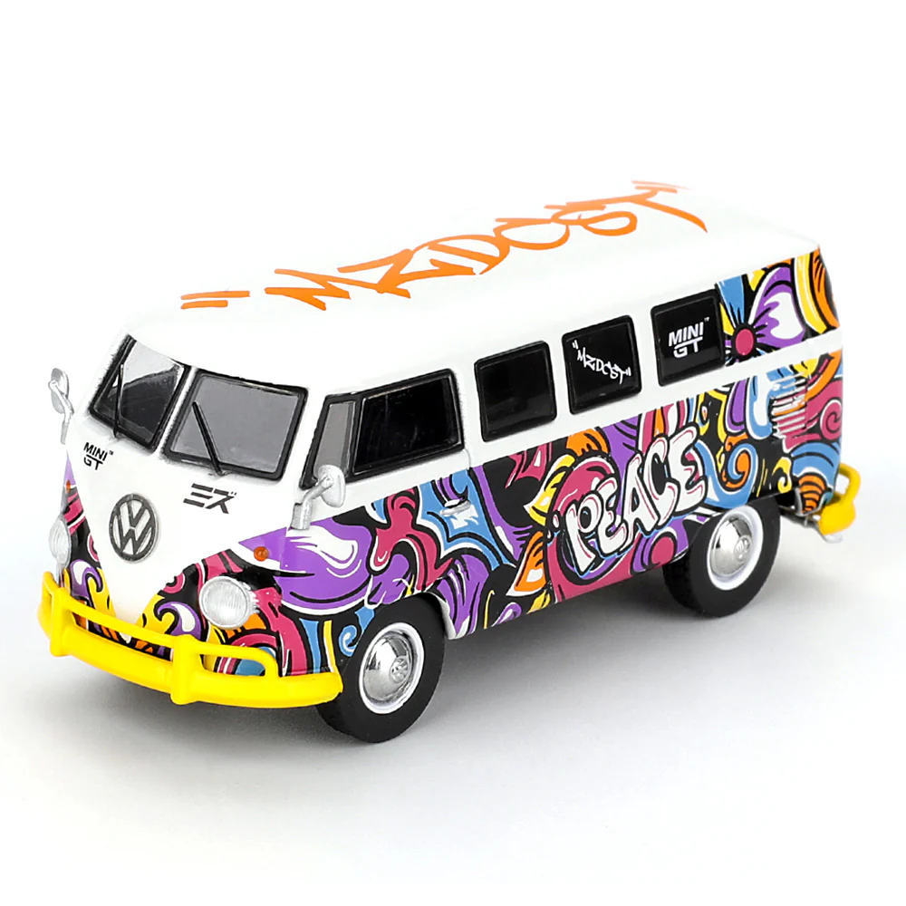 Mini GT MGT01191-R 1/64 Volkswagen T1 Microbus Mizu Design