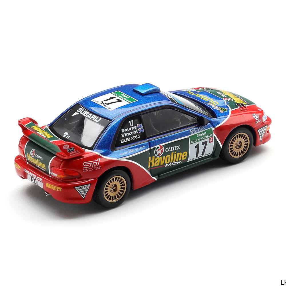 Mini GT MGT01211-L 1/64 Subaru Impreza WRC98 17 2000 Rally New Zealand - Image 3
