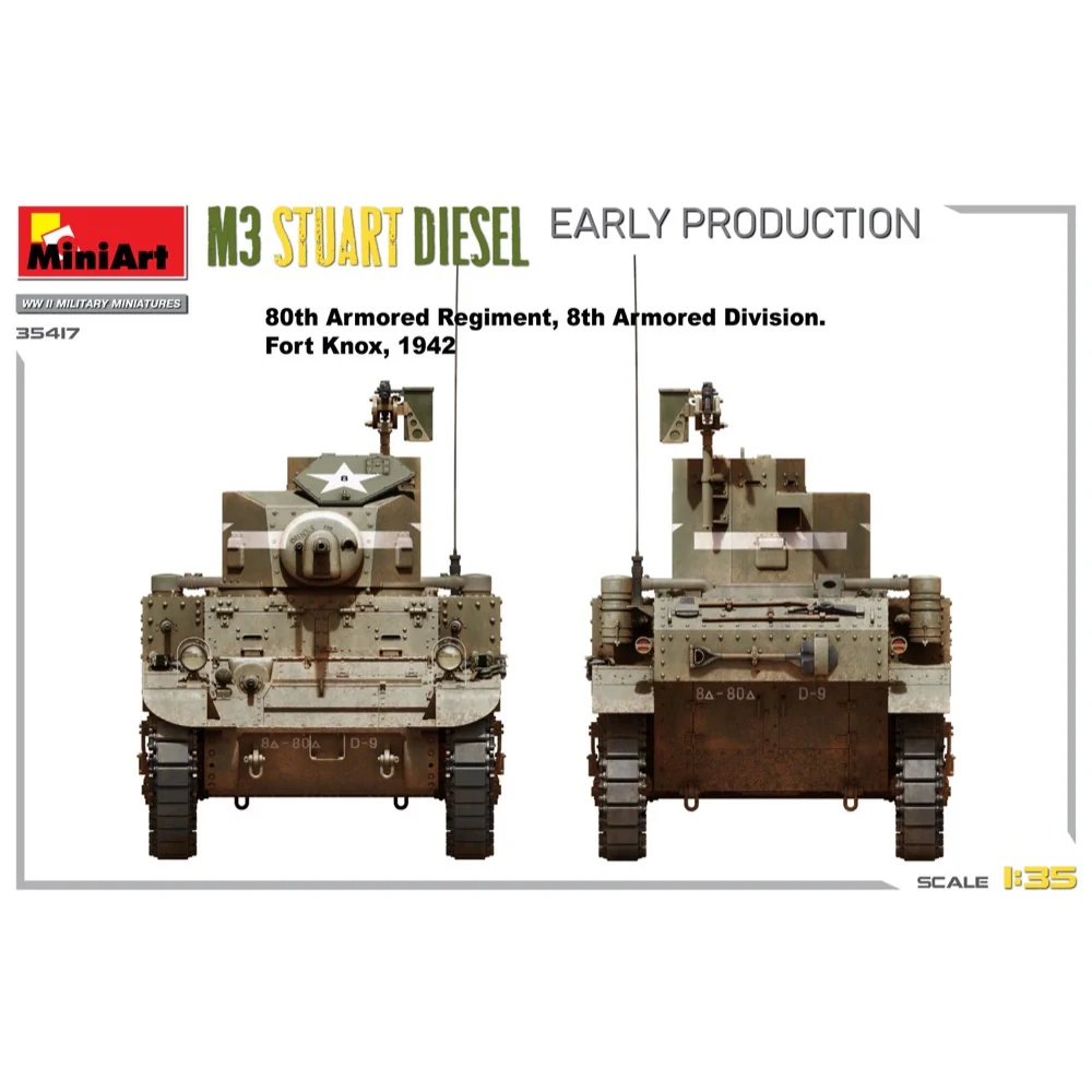 MiniArt 1/35 M3 Stuart Diesel Early Production - Image 6