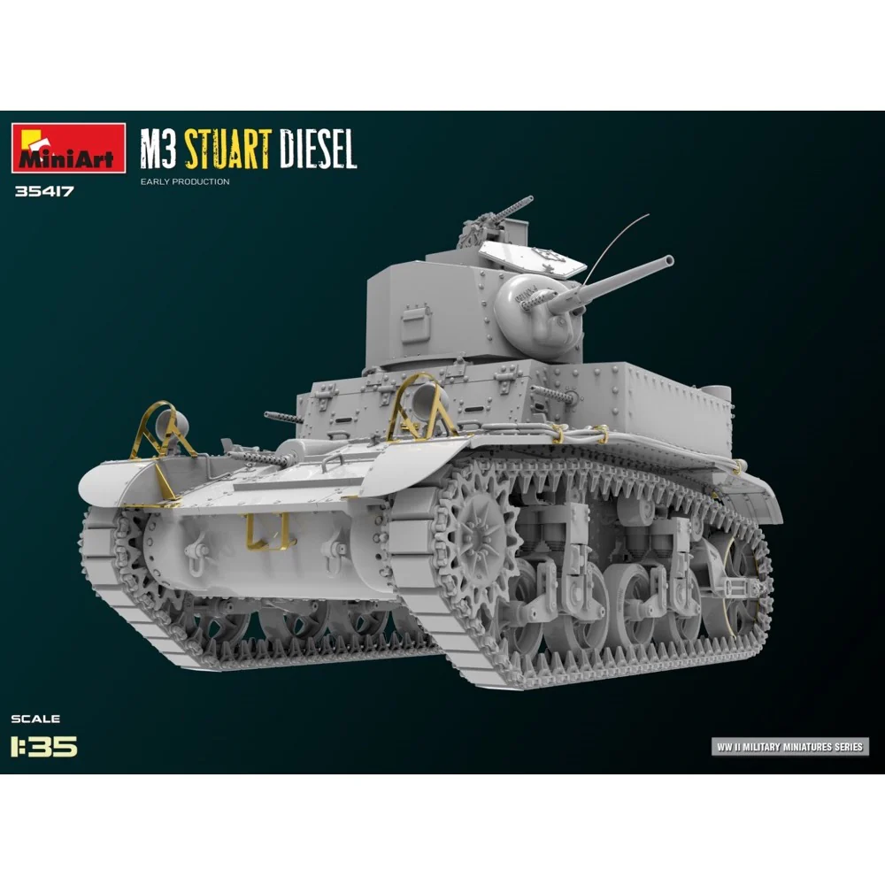 MiniArt 1/35 M3 Stuart Diesel Early Production - Image 7