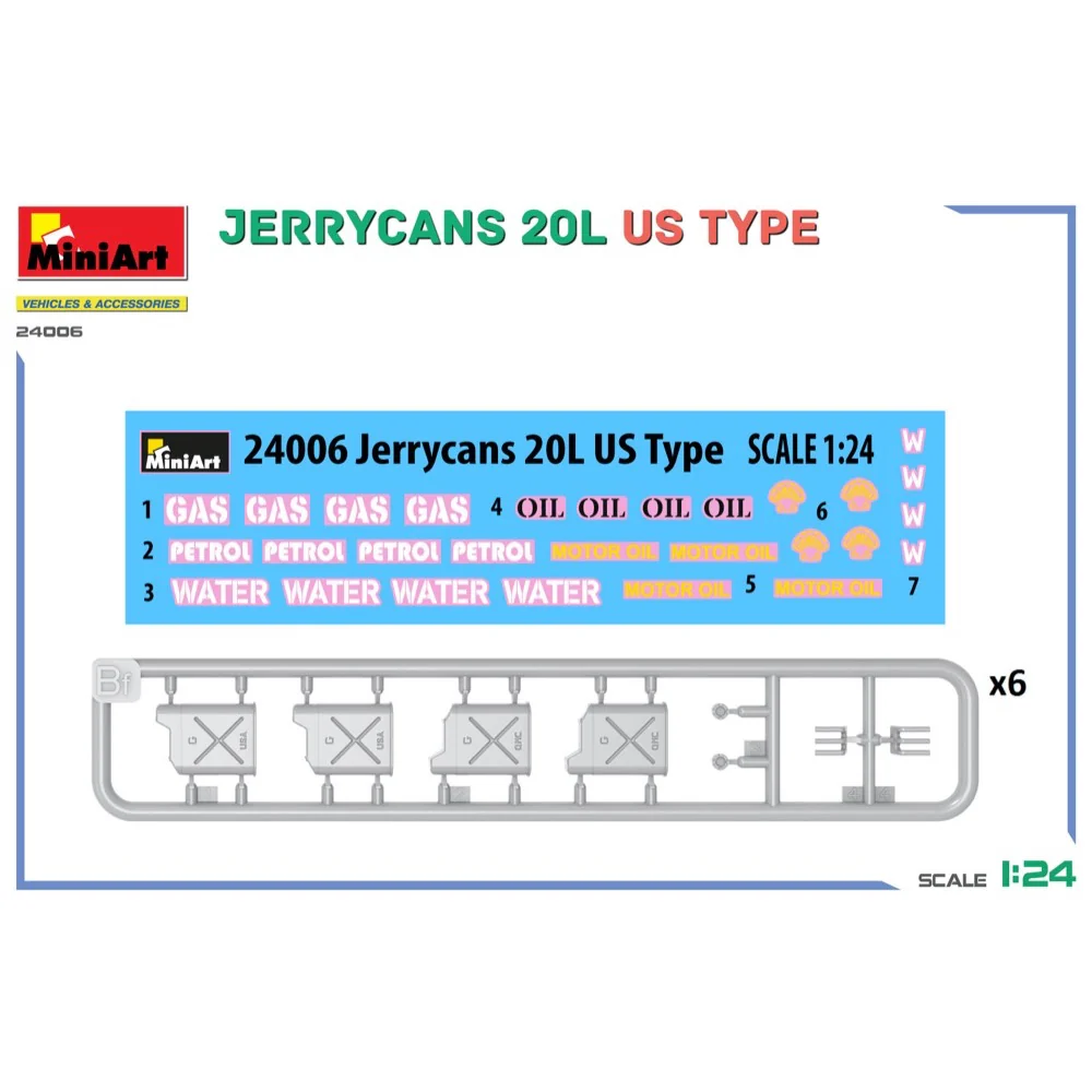 MiniArt 24006 1/24 Jerrycans 20L US Type - Image 2