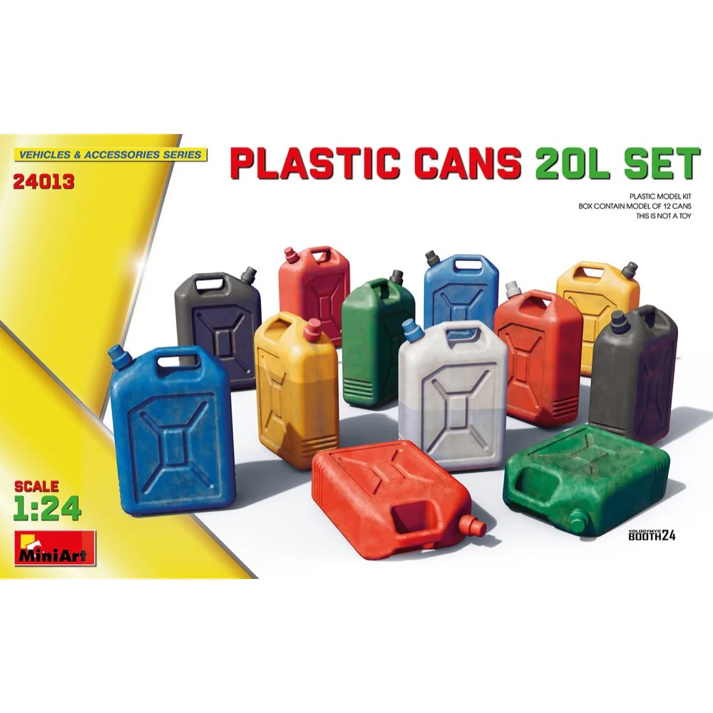 MiniArt 24013 1/24 Plastic Cans 20L Set