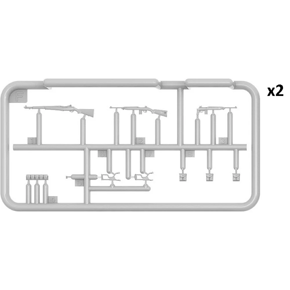 MiniArt 35407 1/35 U.S. Infantry Tank Riders. Set 1 - Image 4