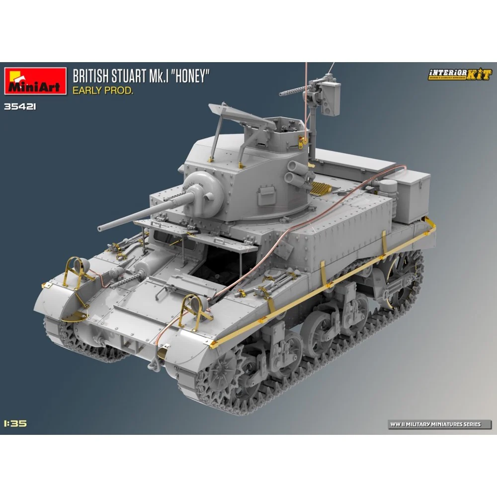 MiniArt 35421 1/35 British Stuart Mk.I "Honey" Early Prod. Interior Kit - Image 2