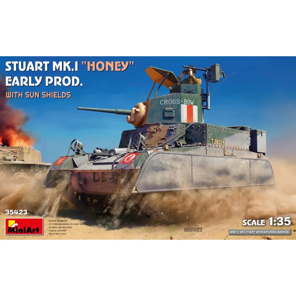 MiniArt 35423 1/35 Stuart Mk.I Honey Early Prod. w/Sun Shields