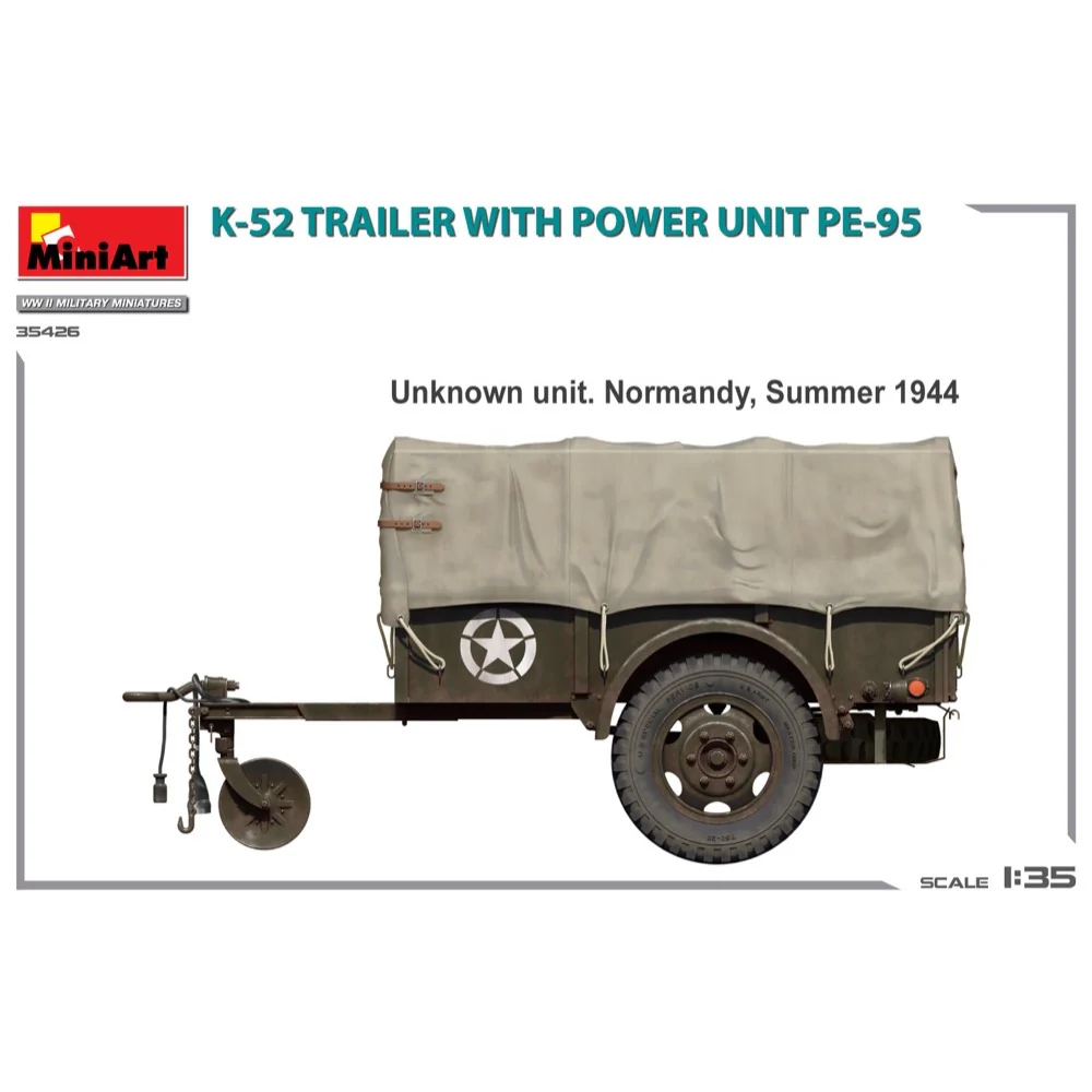 MiniArt 35426 1/35 K-52 Trailer with Power Unit PE-95 - Image 4