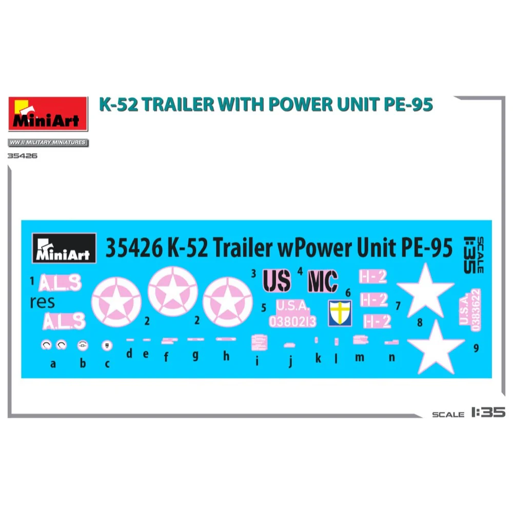 MiniArt 35426 1/35 K-52 Trailer with Power Unit PE-95 - Image 7