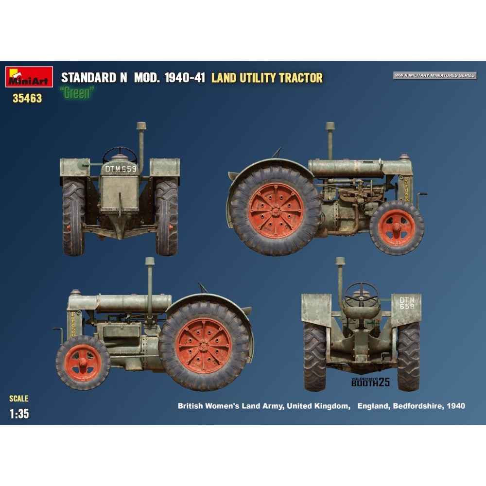 Miniart 35463 Land Utility Tractor Standrad N Green Mod. 1940-41 - Image 2