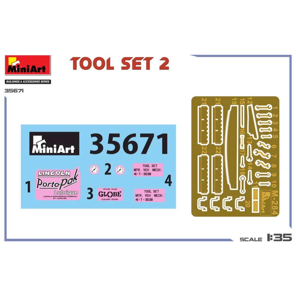 Miniart 35671 Tool Set No.2 - Image 2