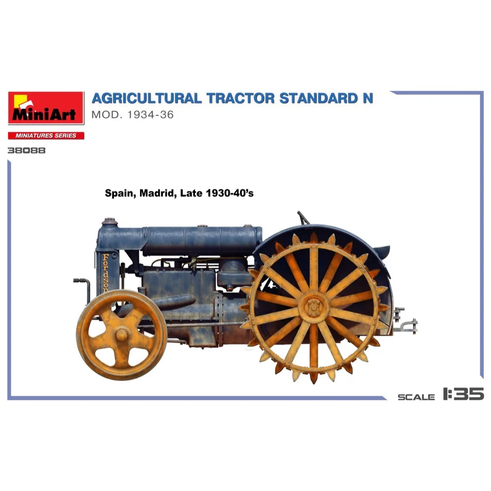 Miniart 38088 1/35 Agricultural Tractor Standard N Mod 1934-36 - Image 6