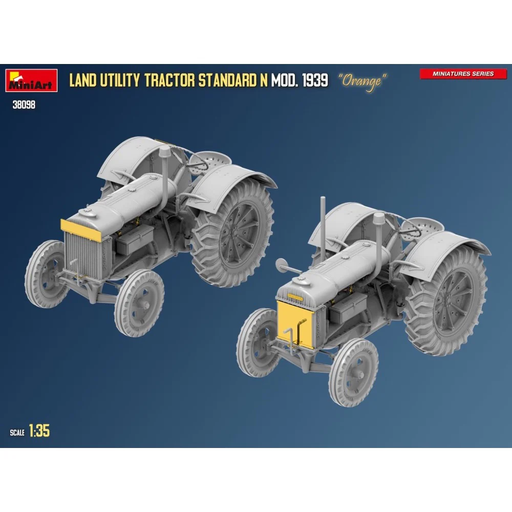 MiniArt 38098 Land Utility Tractor Standard N Orange Mod. 1939 - Image 10