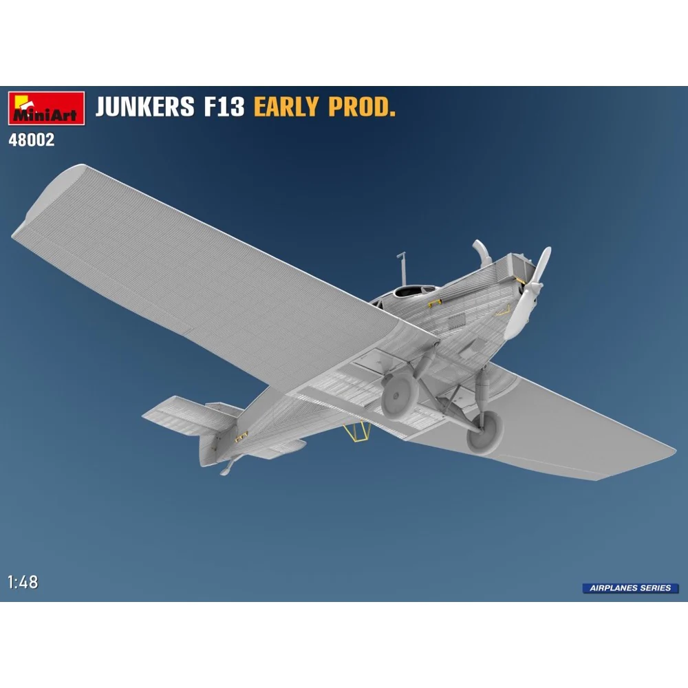 MiniArt 48002 1/48 Junkers F.13 Passenger Plane. Early Version - Image 2